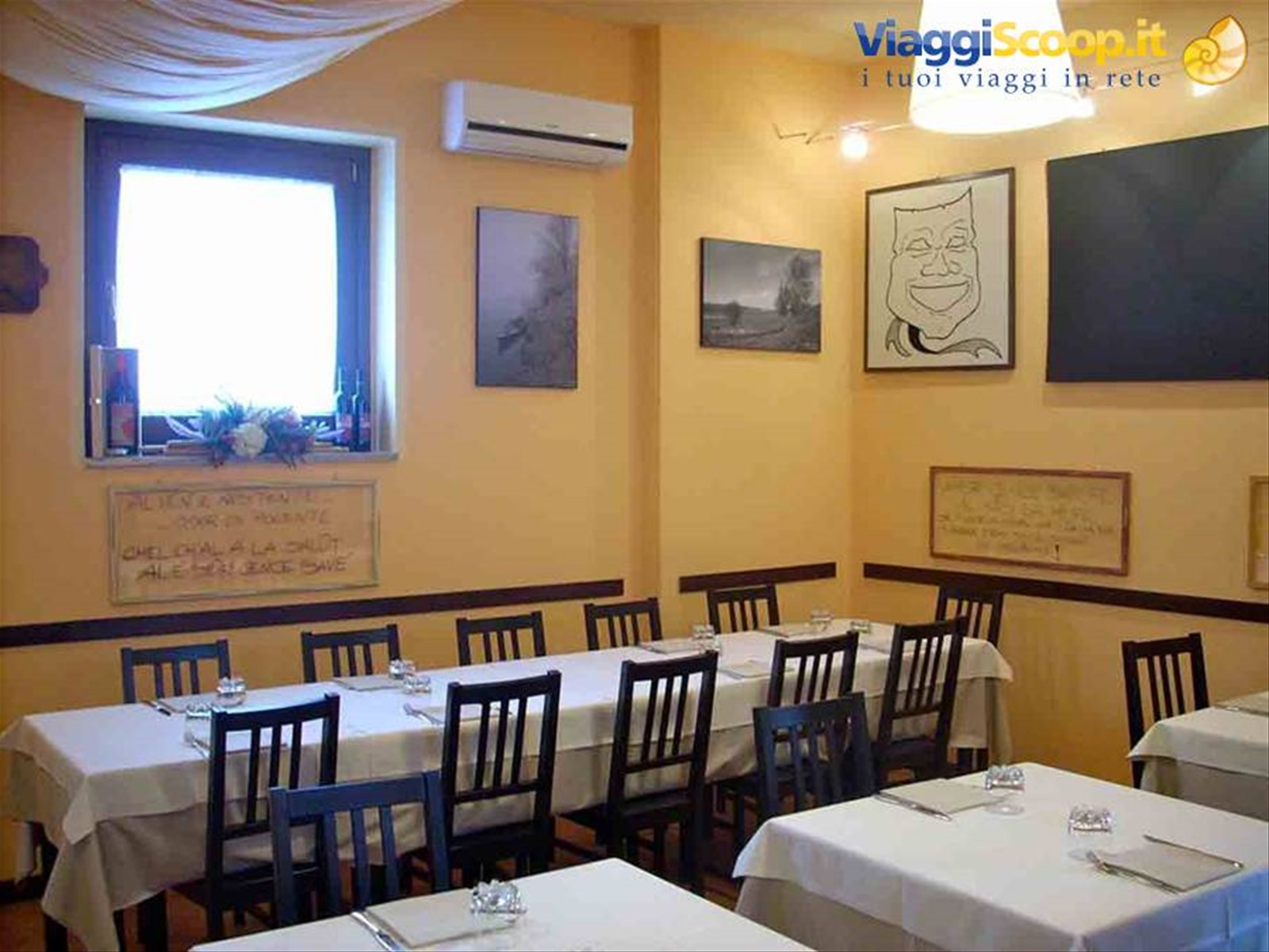 Presso il Ristorante La Casa del Fiume