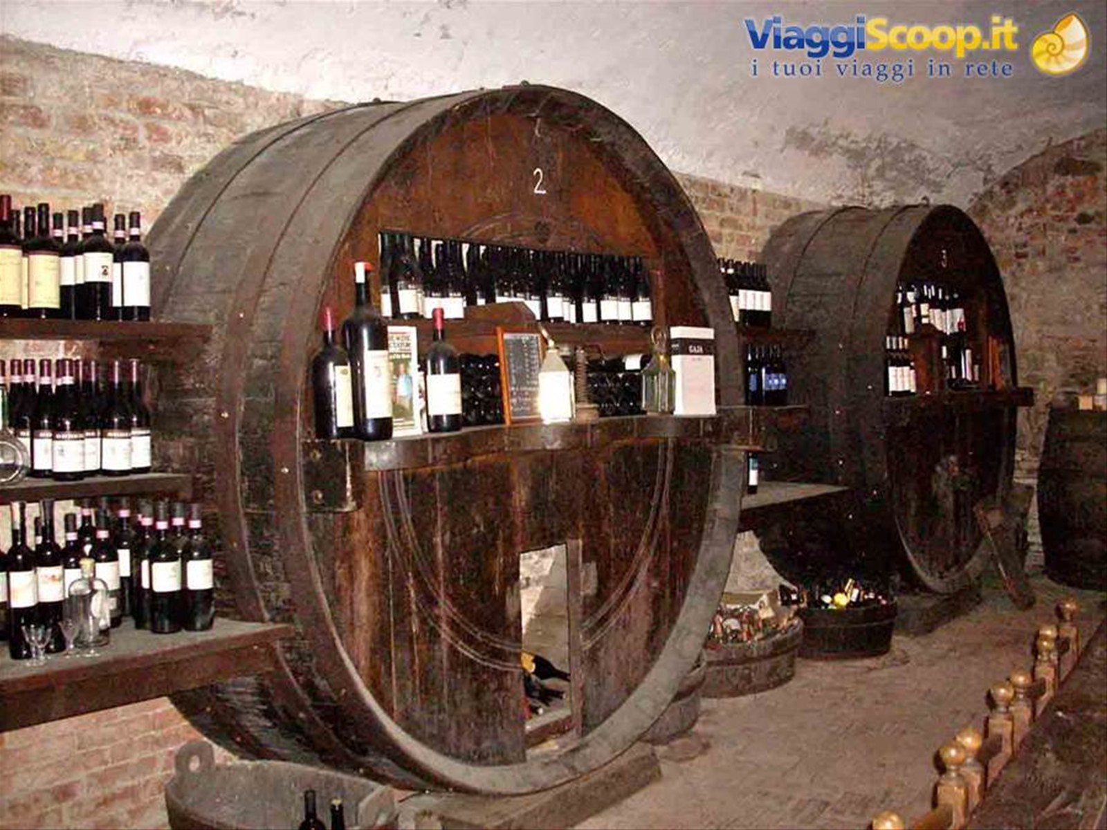 Presso la cantina del Ristorante Cantine del Gavi
