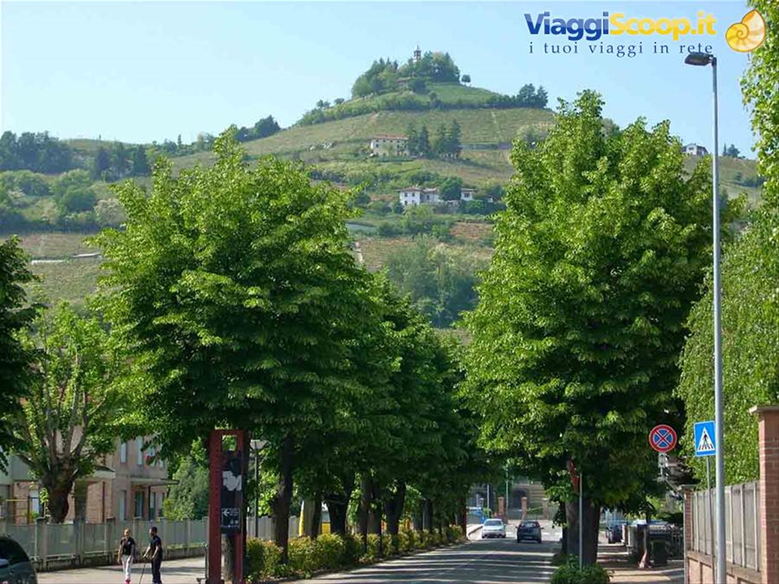 Veduta dal centro di Santo Stefano Belbo