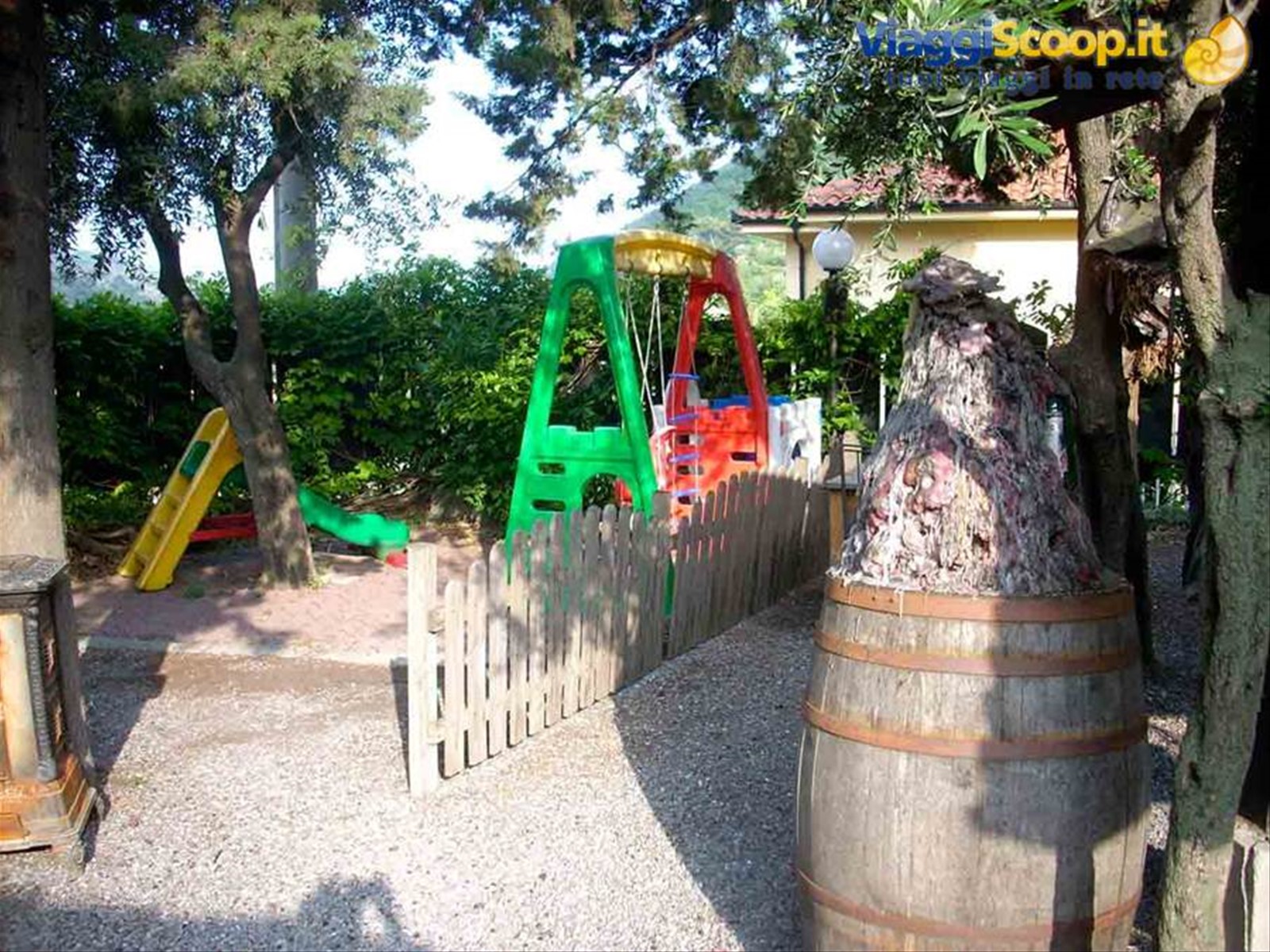 Nel giardino del Ristorante U Rundò