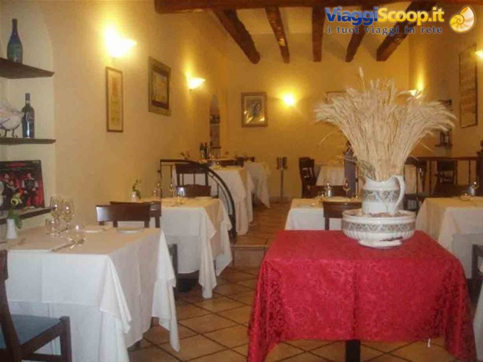 Nella sala del Ristorante Il Trovatore