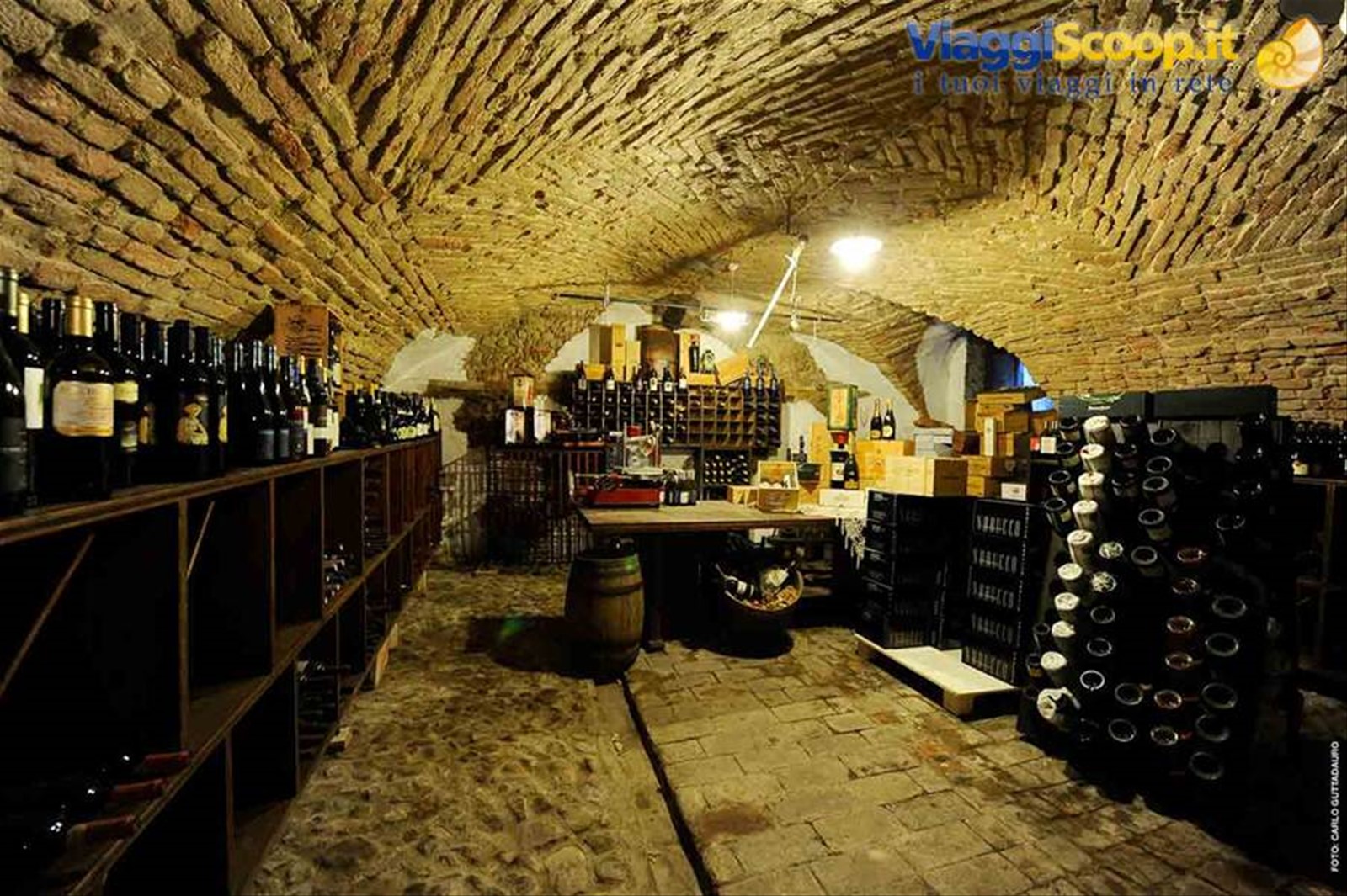 La cantina del Ristorante Il Trovatore