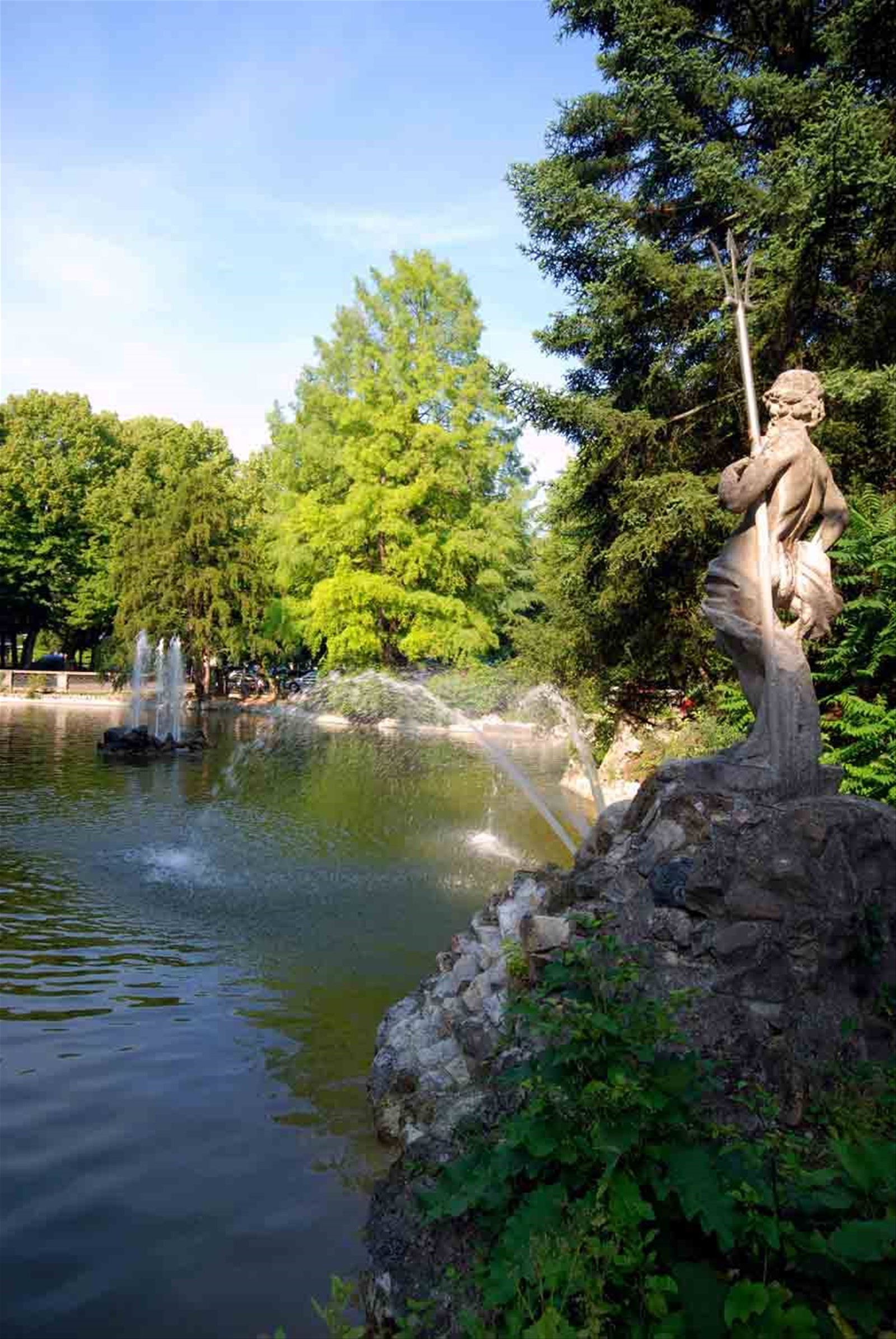 Il laghetto di Salsomaggiore Terme