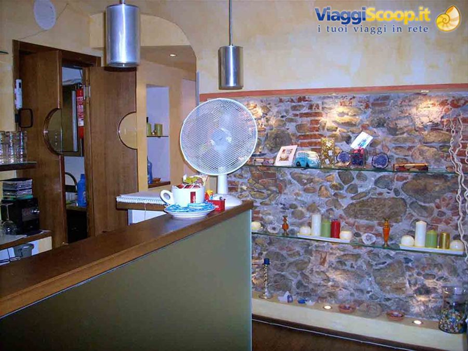 L'entrata e il bar del Ristorante Acquasale