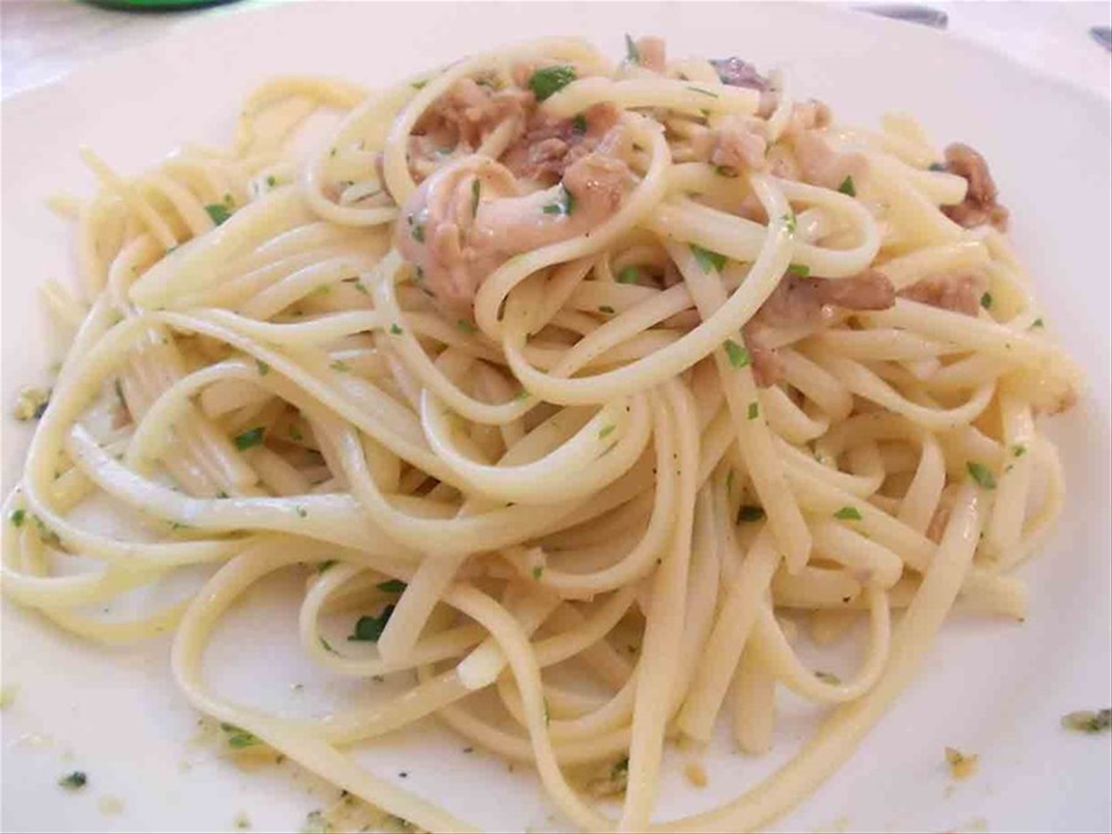 Prelibatezze del Ristorante della Posta: i tagliolini coi funghi