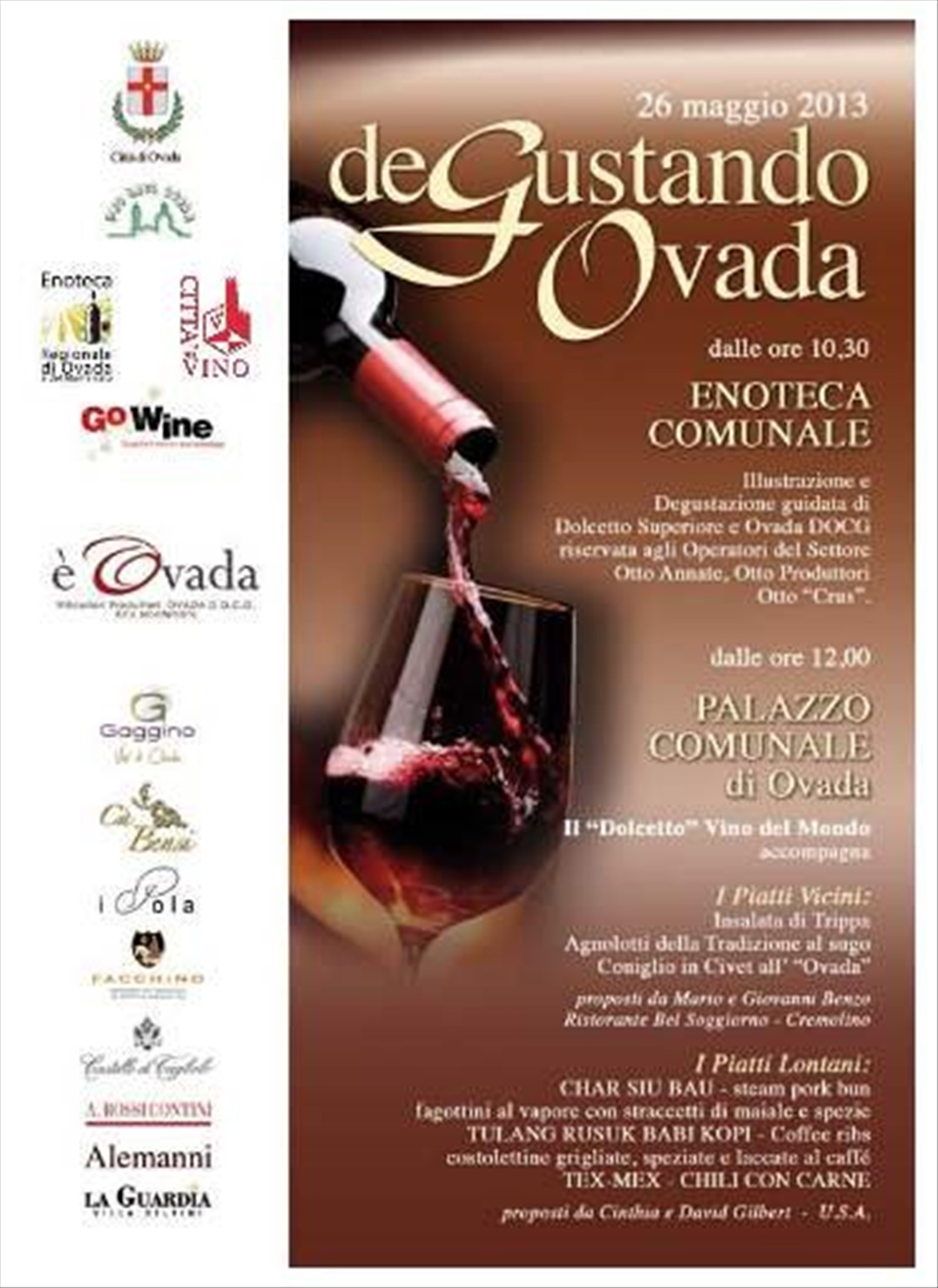 DeGustando Ovada, la locandina