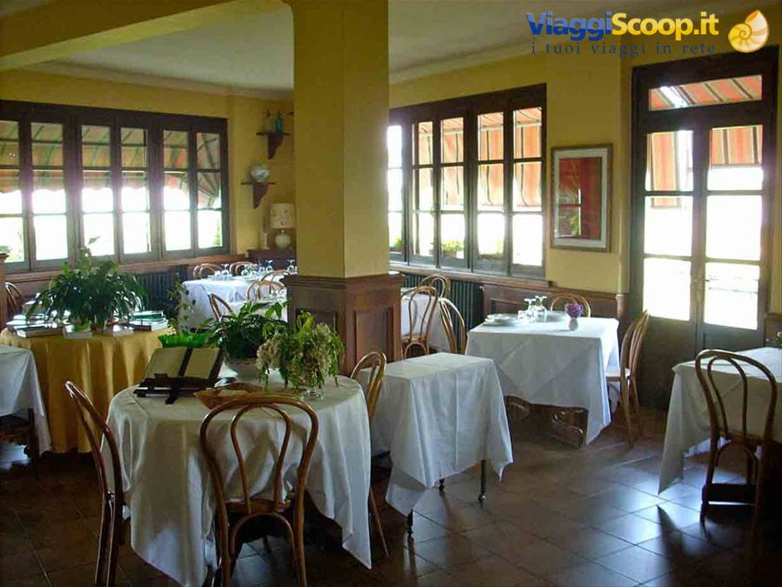La sala del Ristorante Bel Soggiorno