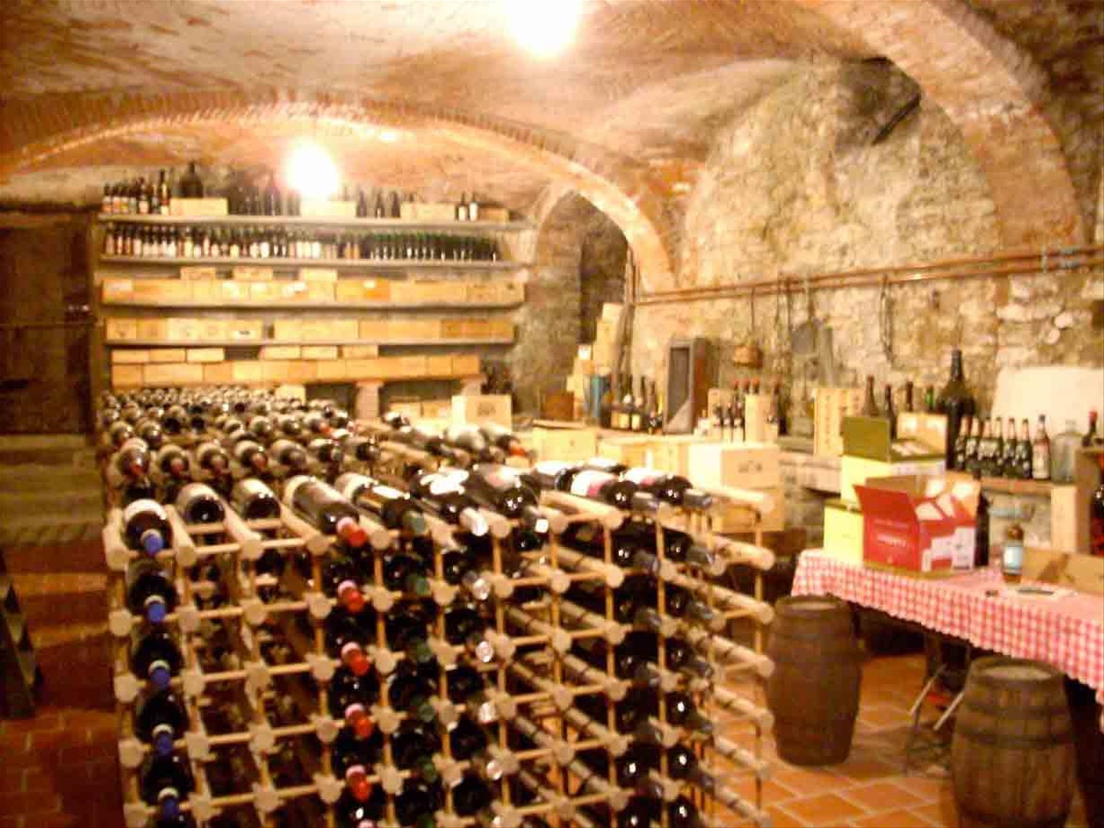 La cantina del Ristorante Bel Soggiorno