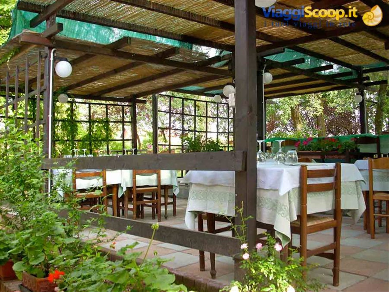 Il dehor del Ristorante da Marietto