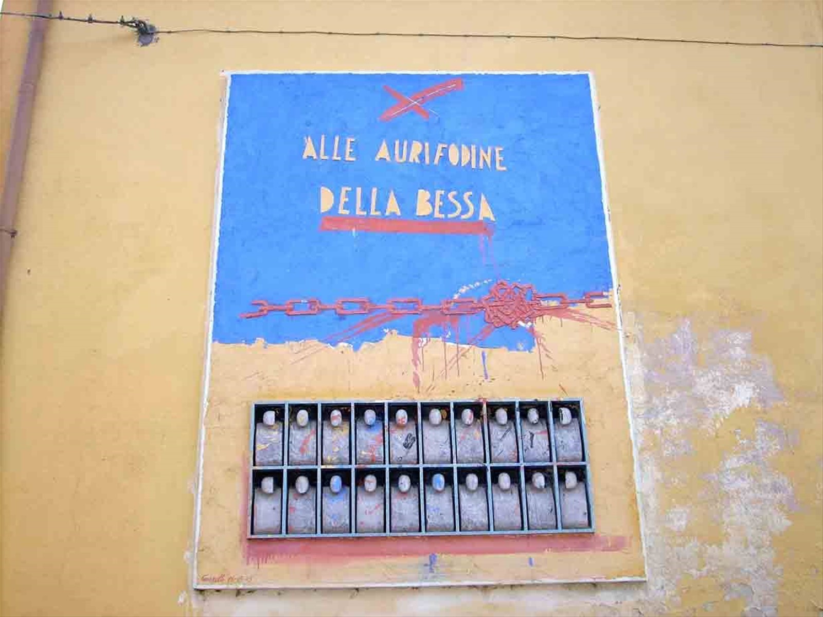 Un affresco dedicato alle aurifodine della Bessa
