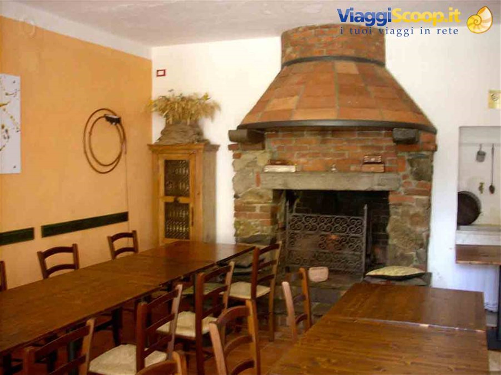 La sala dell'Agriturismo Cascina Torrine