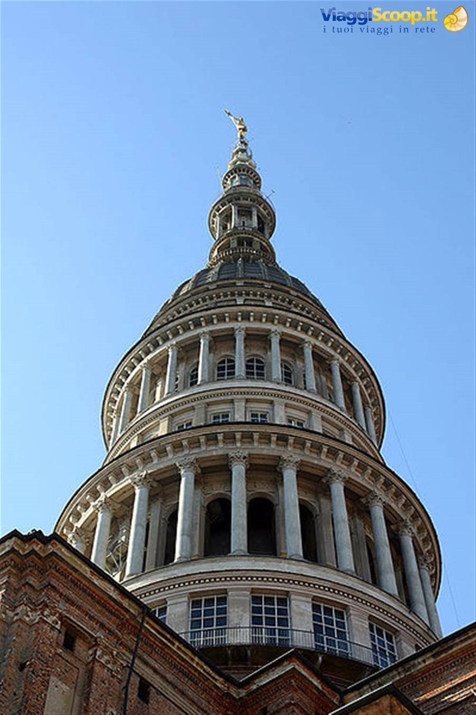 La cupola della Basilica di San Gaudenzio