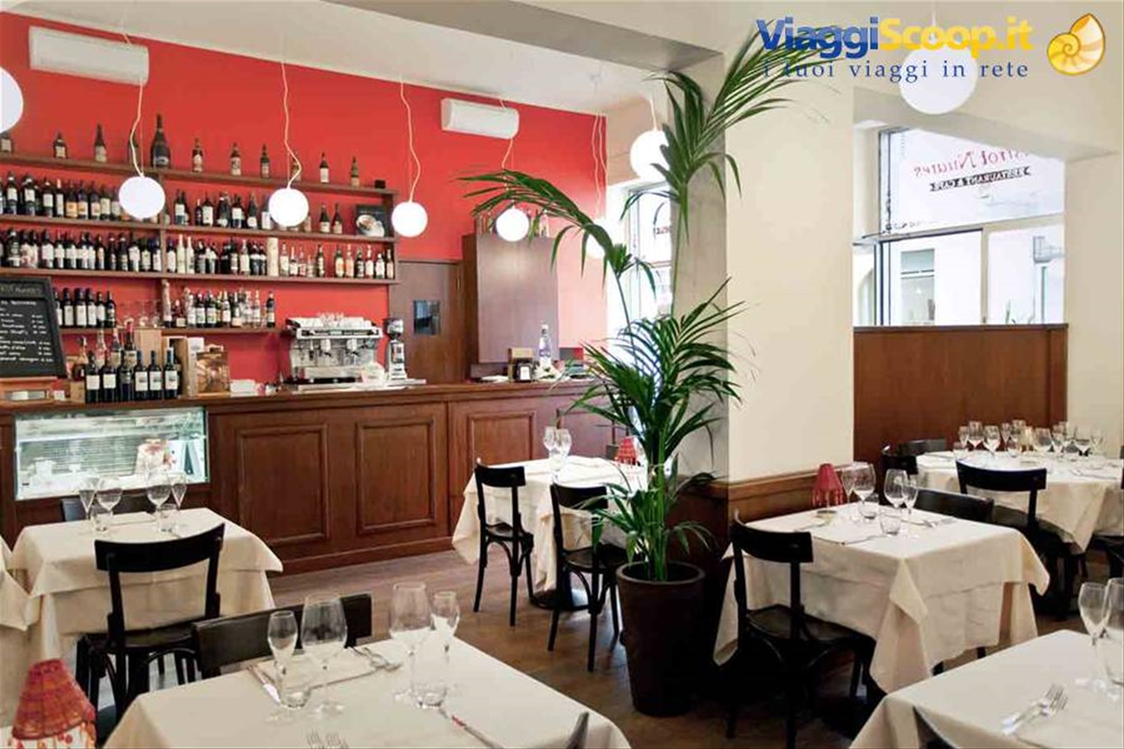La sala del Bistrot Nuares