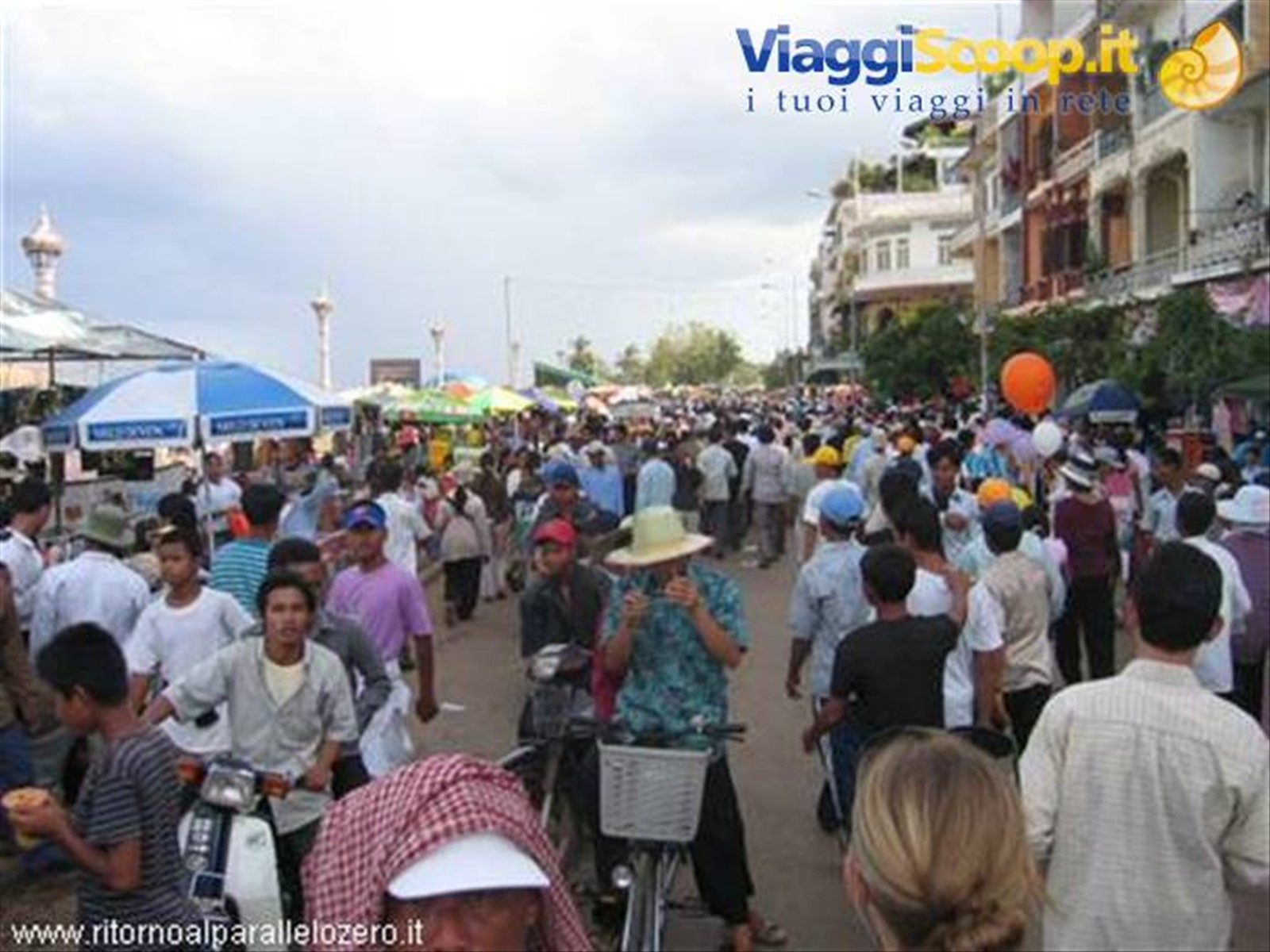 La bolgia cambogiana per il Water Festival