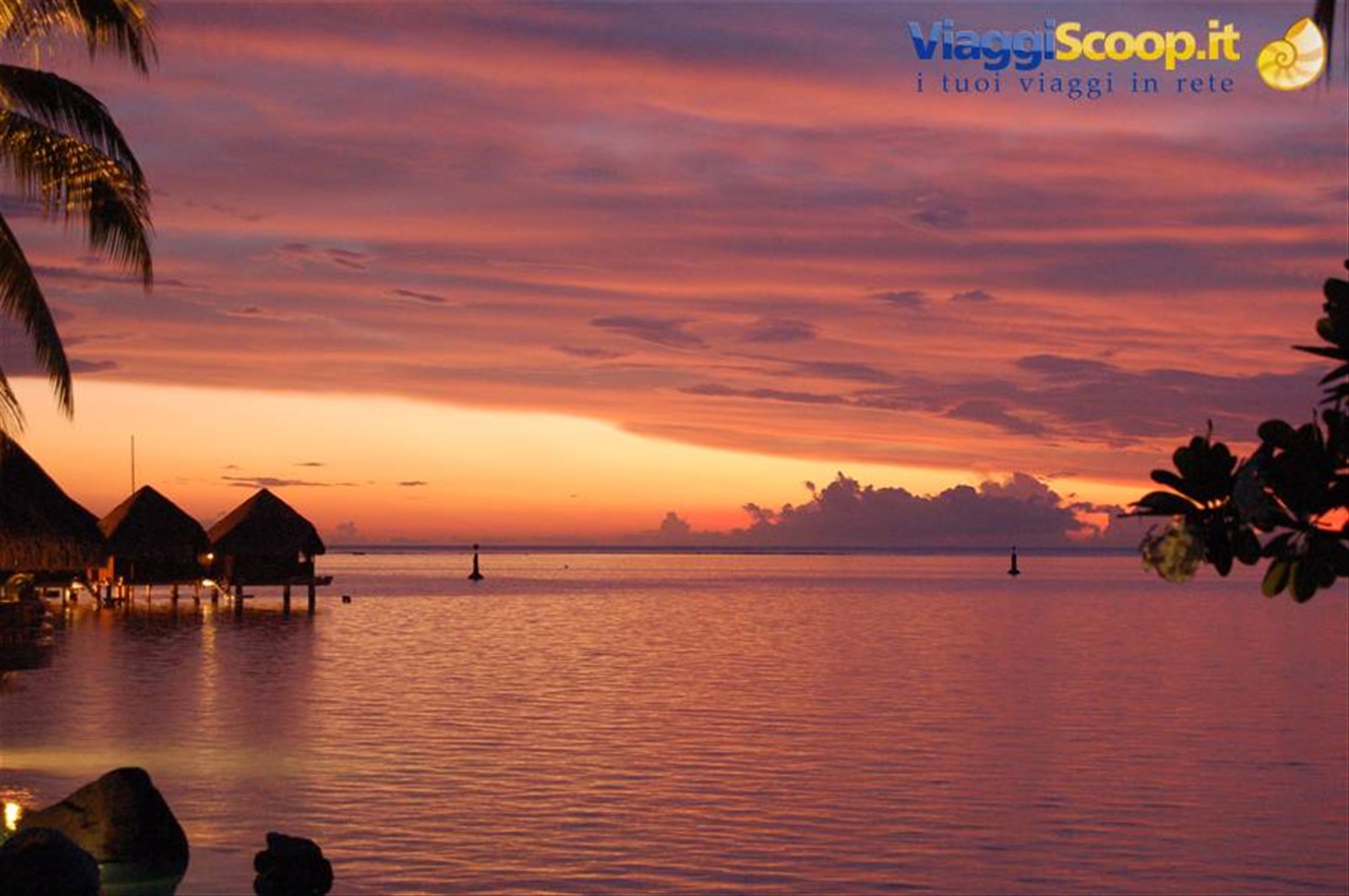 Tramonto a Tahiti