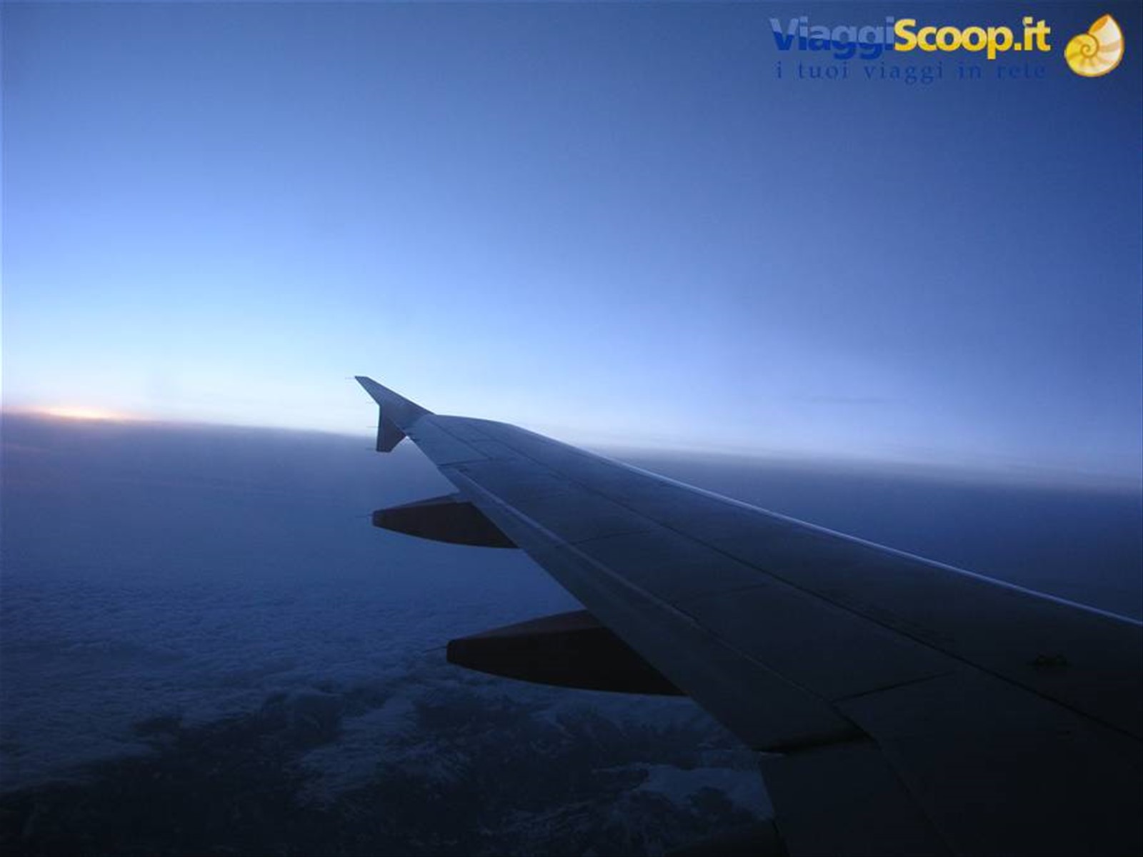 in aereo-direzione Madrid