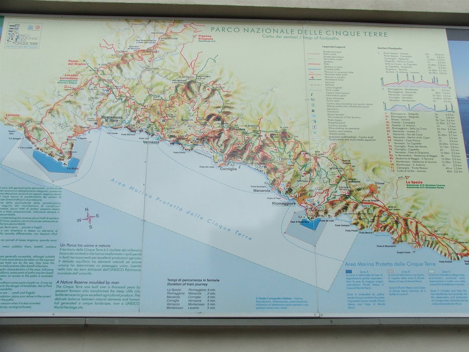 cartina del Parco