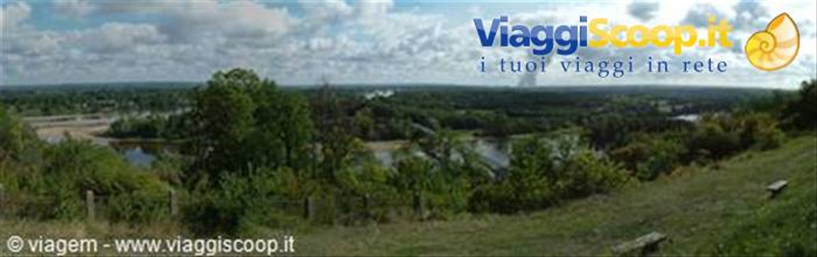 Panorama con centrali nucleari